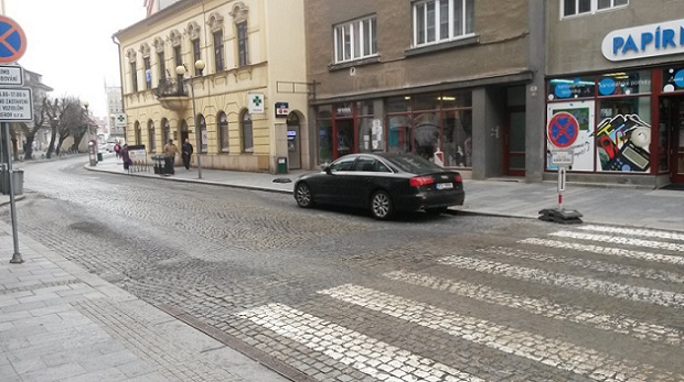Parkování Kratochvílova ulice v Přerově
